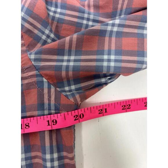 Faherty Brand Shirt Men’s Small Lt Red Blue Plaid Dawn Patrol Button Down Cotton - Picture 5 of 6